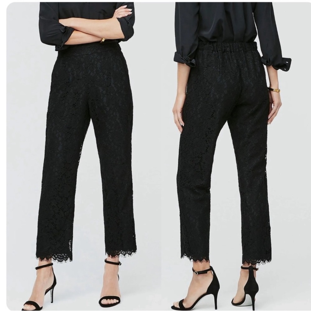 J Crew Black Lace Women's Pants